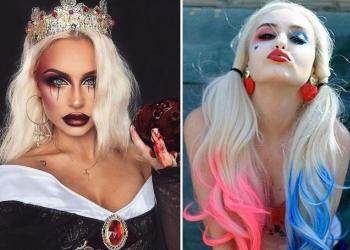 Halloween make-up – 52 fotografických nápadov na dovolenku