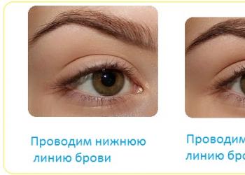 How to properly paint eyebrows with shadows and wax step by step photos and videos