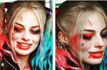 Harley makeup: step by step instructions